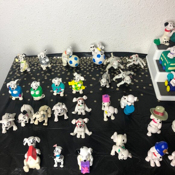 Disney 101 Dalmatians Dog Toy Figures McDonalds Mixed Lot of 76 Vintage 1990s - Picture 3 of 11